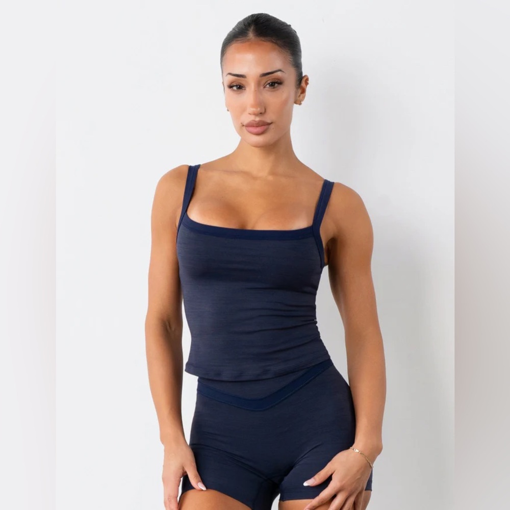 Vitality Daydream Block Volley Short - Twilight - size S